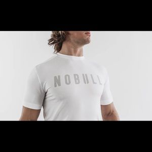 Men’s large white Nobull T-shirt